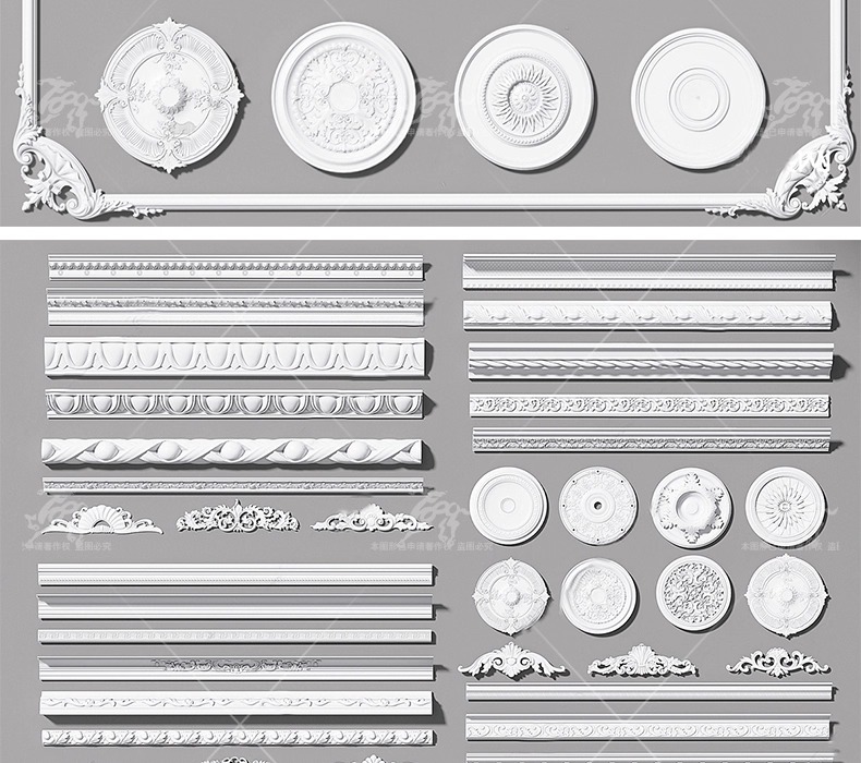 su ad03 carved plaster line
