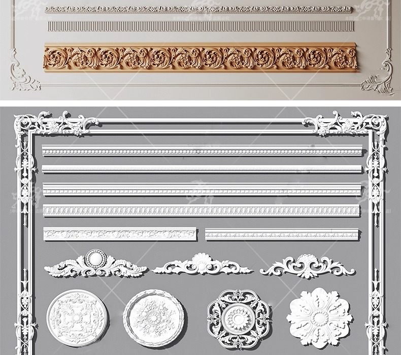 su ad03 carved plaster line