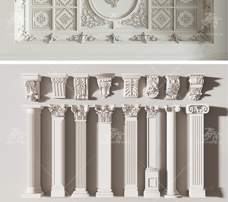 su ad03 carved plaster line
