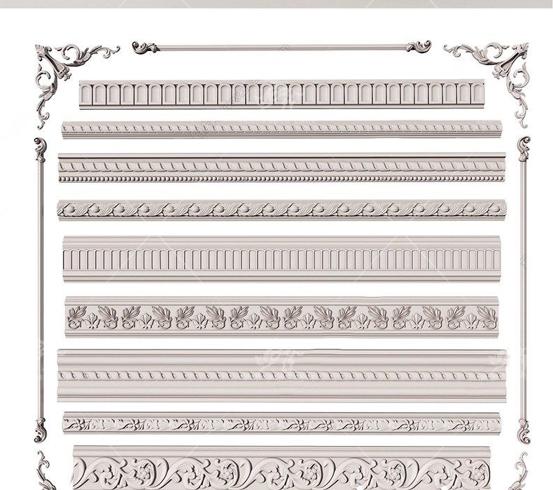 su ad03 carved plaster line