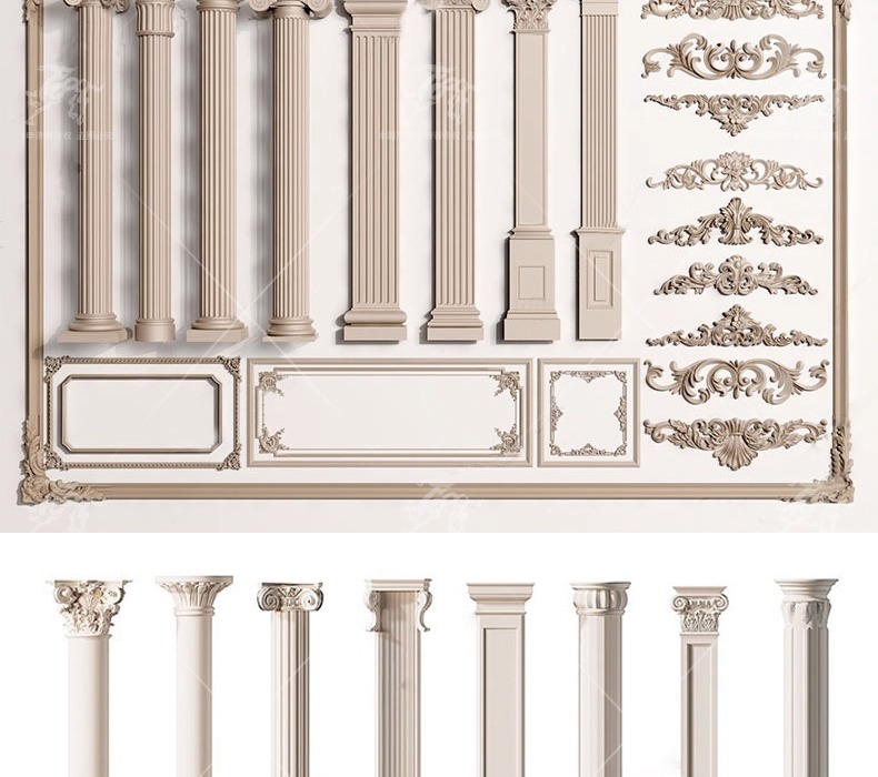 su ad03 carved plaster line