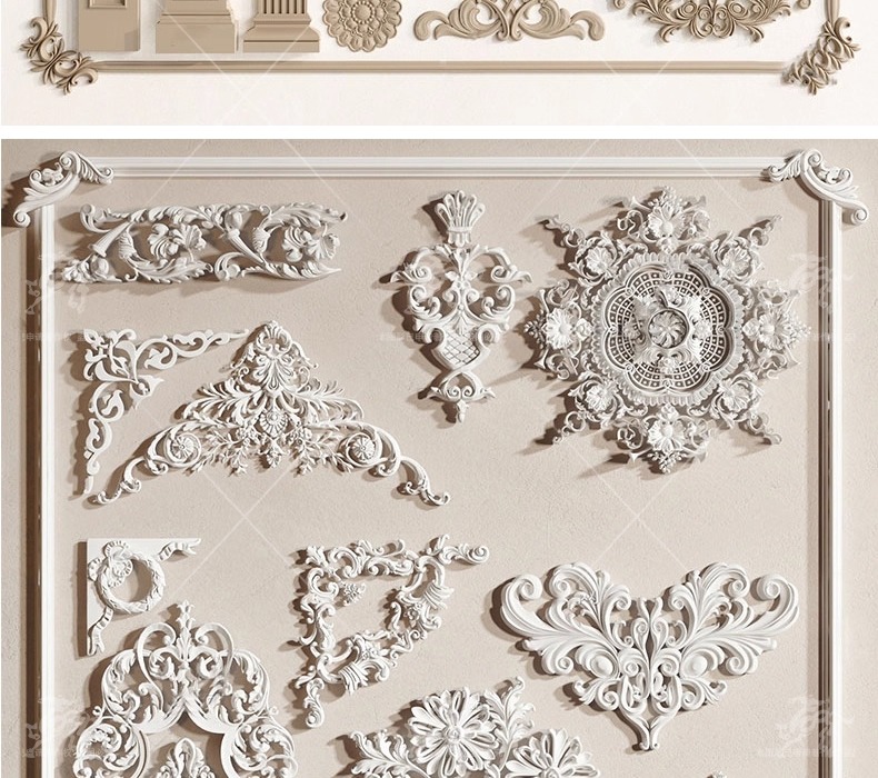 su ad03 carved plaster line