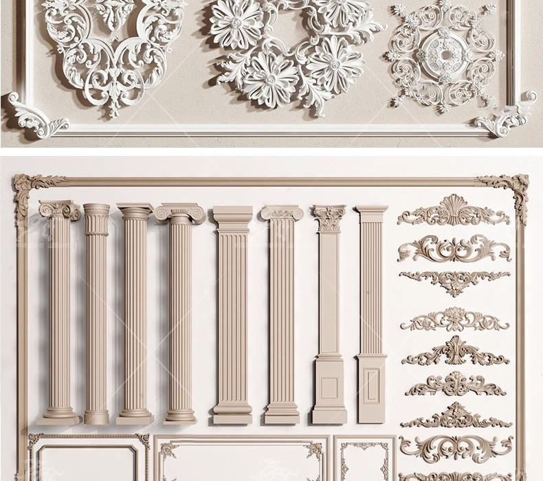su ad03 carved plaster line
