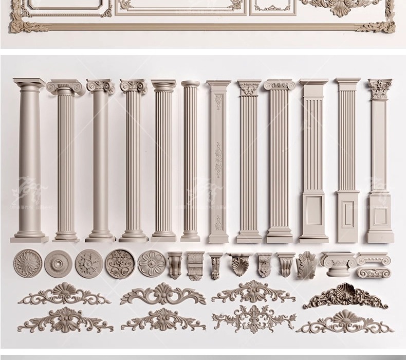 su ad03 carved plaster line