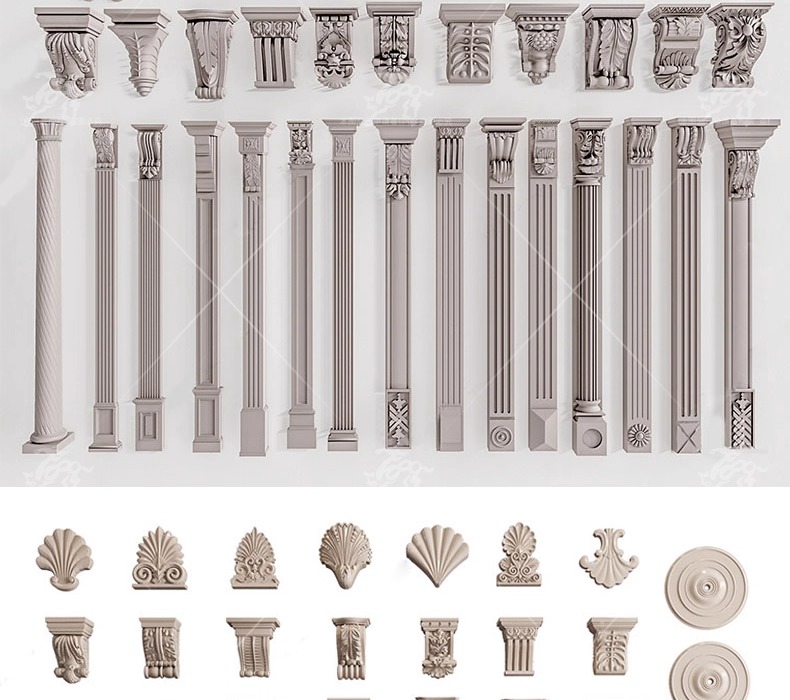 su ad03 carved plaster line
