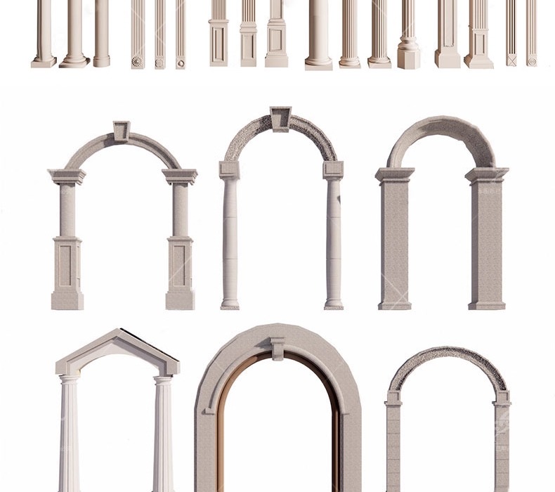su ad03 carved plaster line