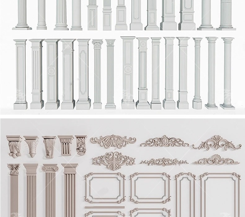 su ad03 carved plaster line