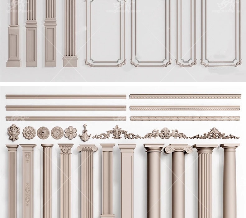 su ad03 carved plaster line