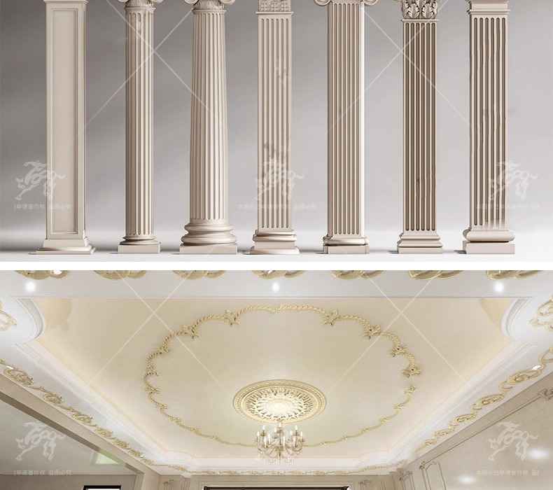 su ad03 carved plaster line