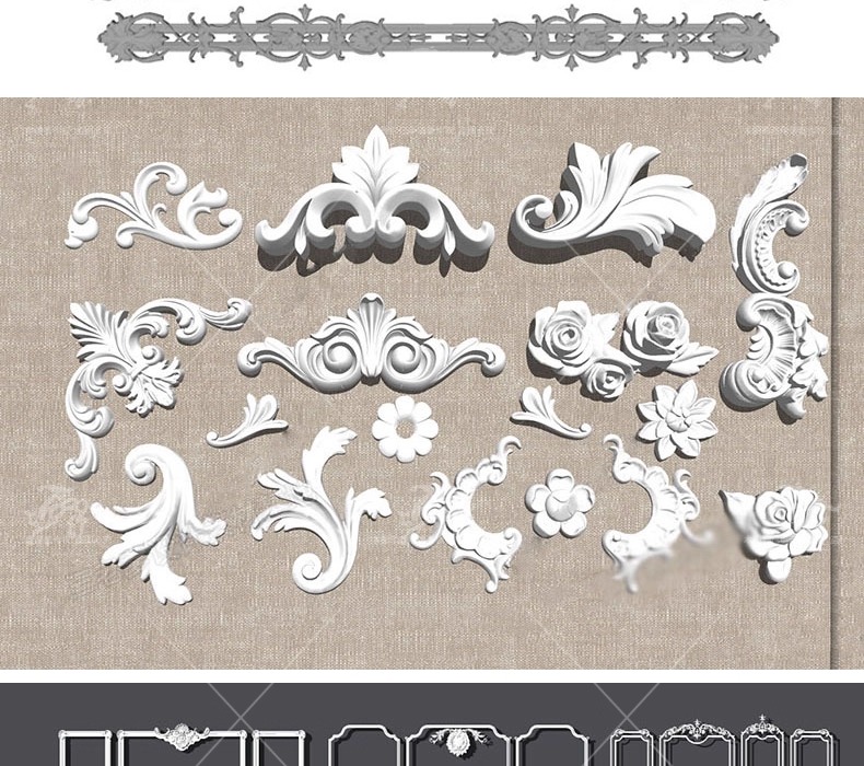 su ad03 carved plaster line