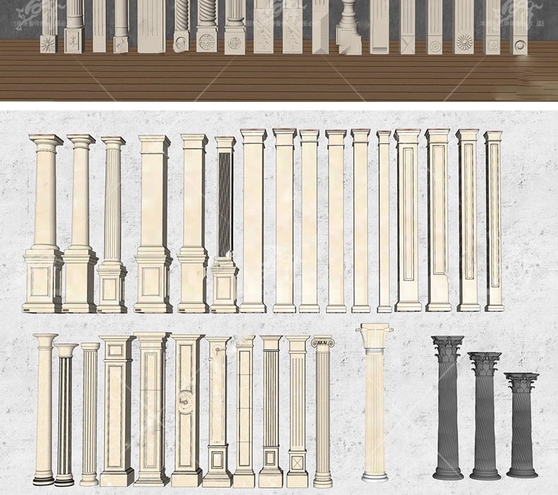 su ad03 carved plaster line