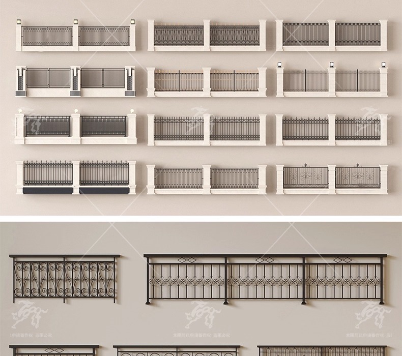 su ad04 aluminum alloy fence