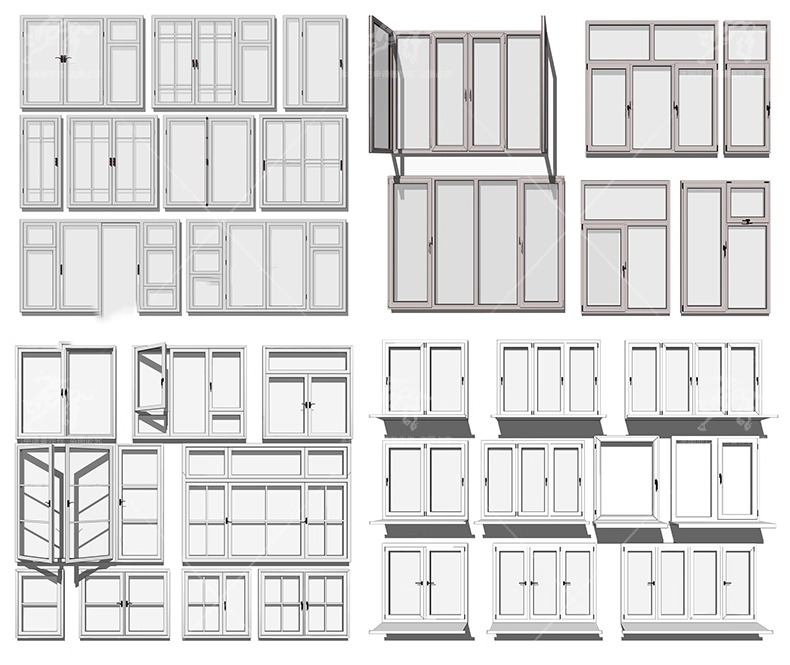 su ad05 various types of windows