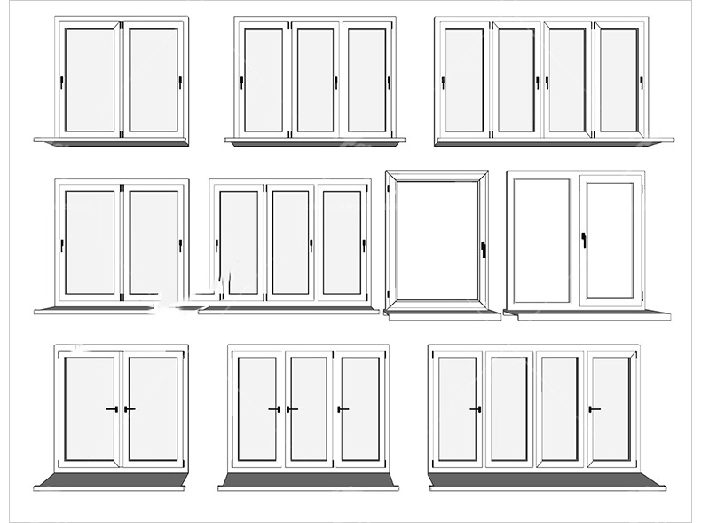 su ad05 various types of windows
