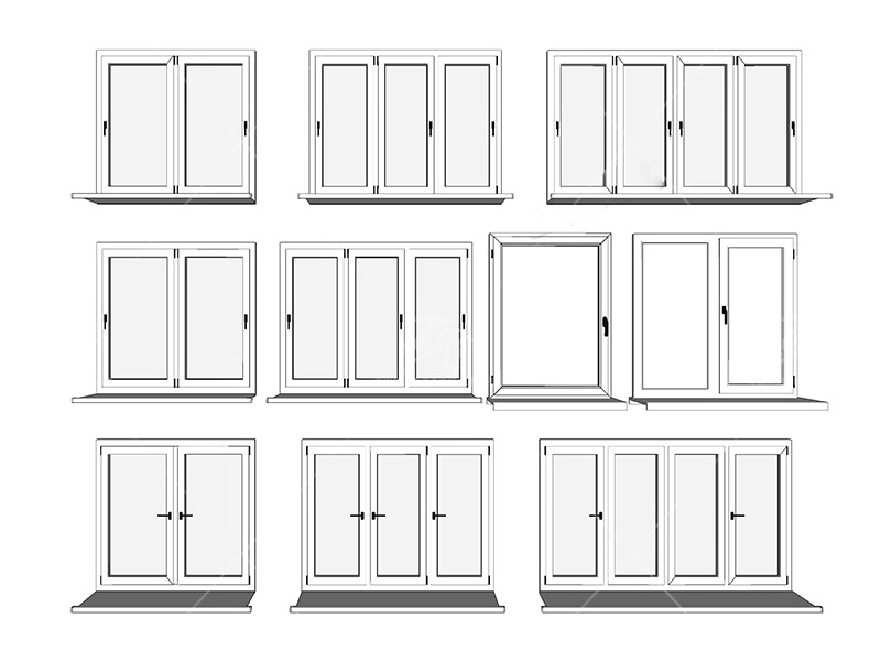 su ad05 various types of windows