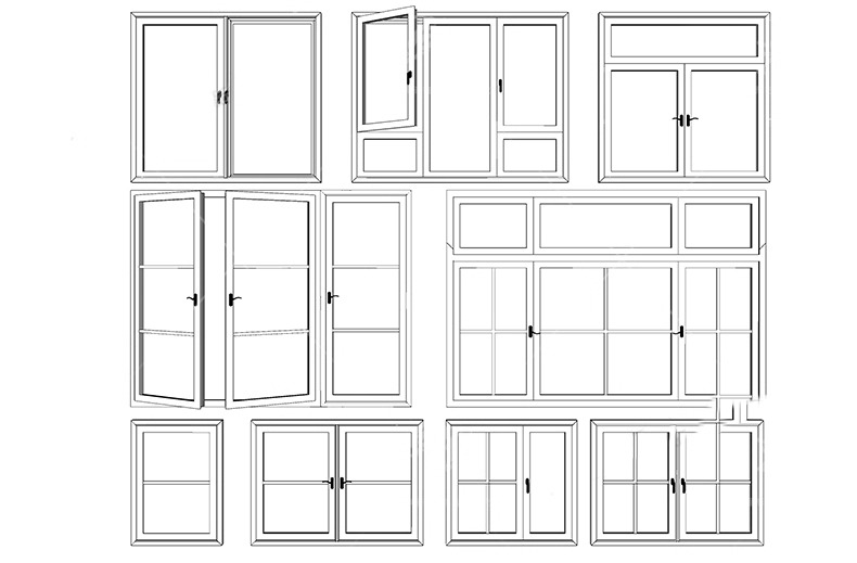 su ad05 various types of windows