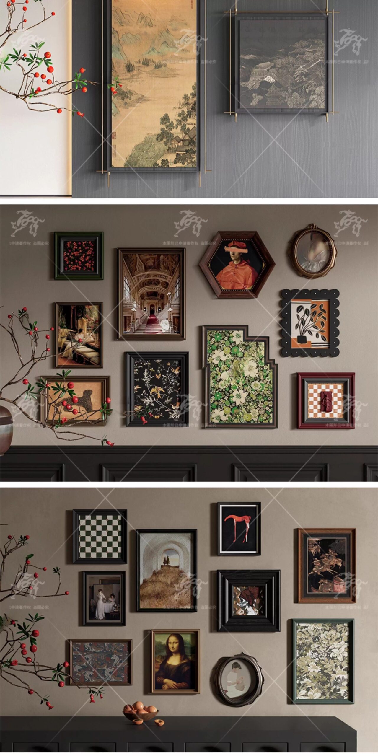su id28 retro decorative painting