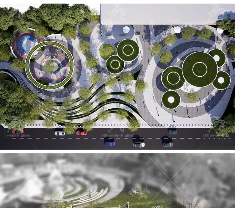 su ls13 circle garden landscape node