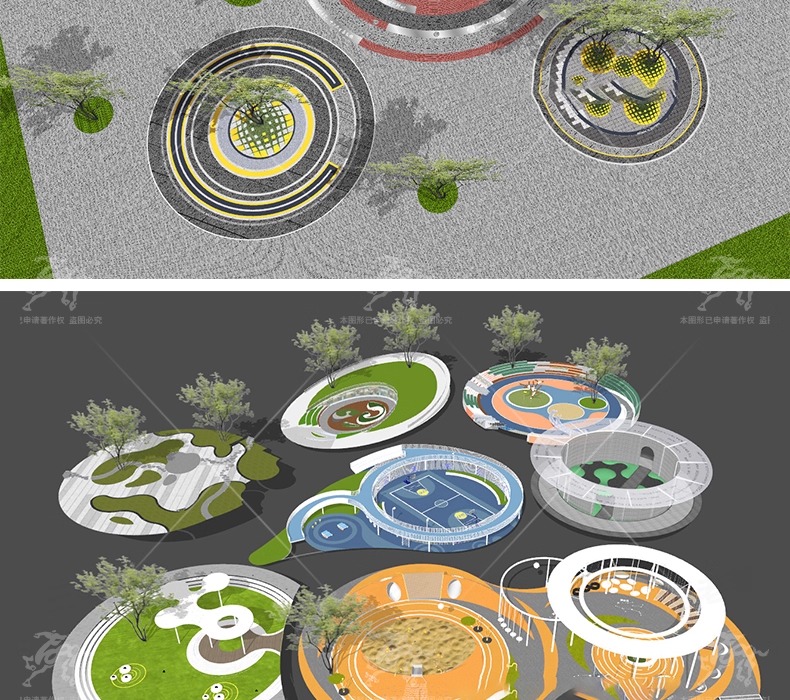 su ls13 circle garden landscape node