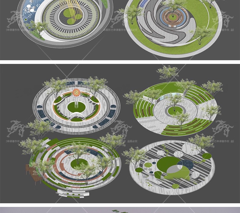 su ls13 circle garden landscape node