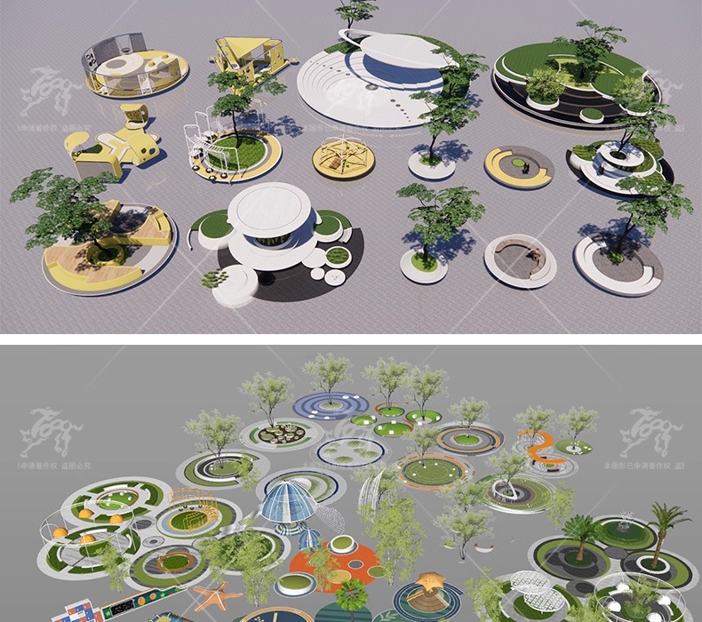 su ls13 circle garden landscape node