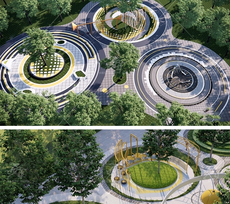 su ls13 circle garden landscape node