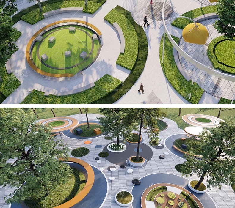 su ls13 circle garden landscape node