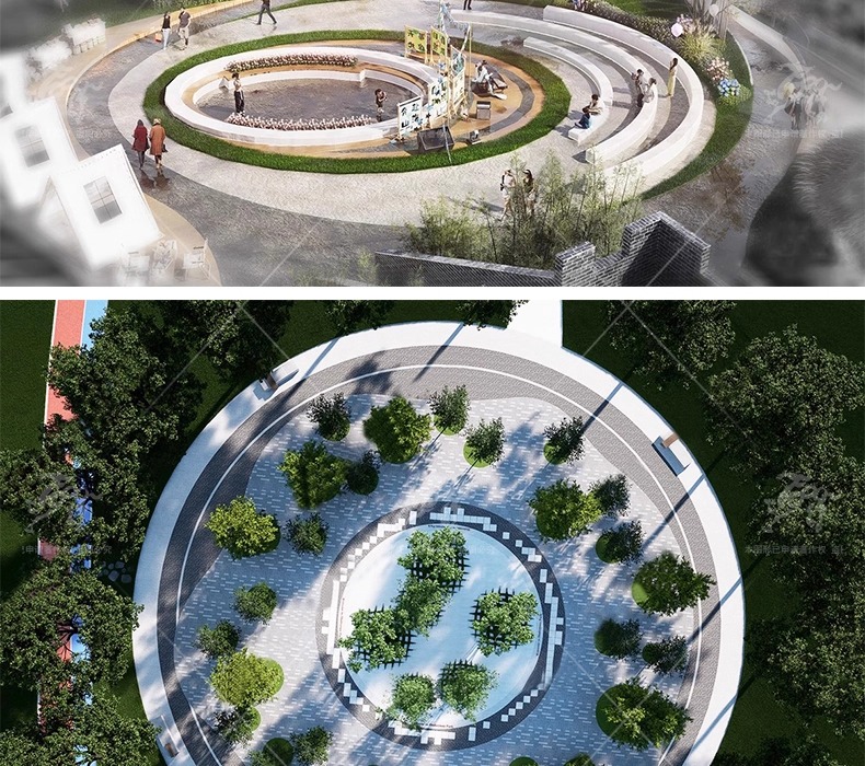 su ls13 circle garden landscape node