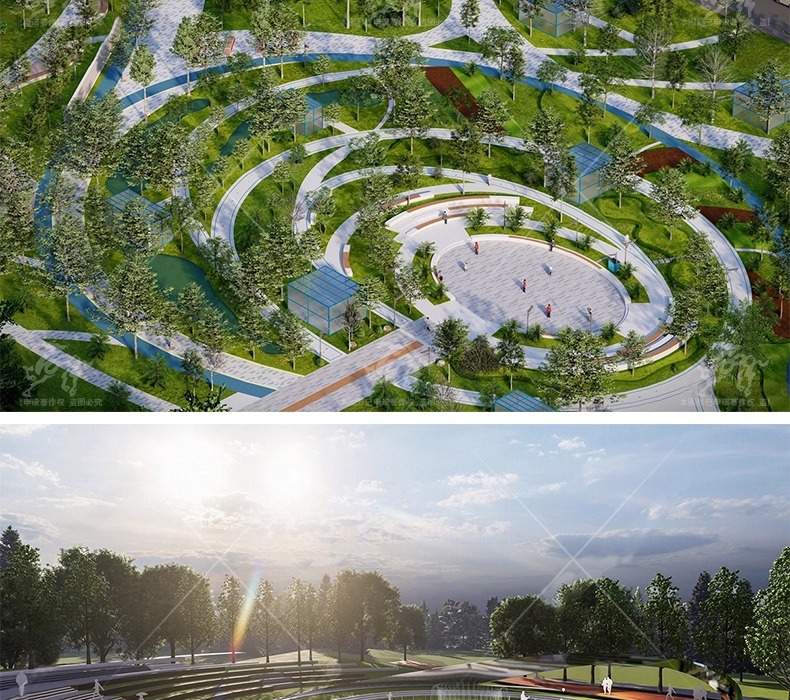 su ls13 circle garden landscape node