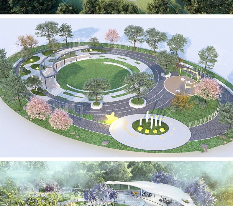 su ls13 circle garden landscape node