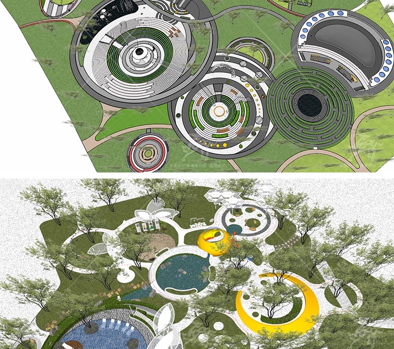 su ls13 circle garden landscape node