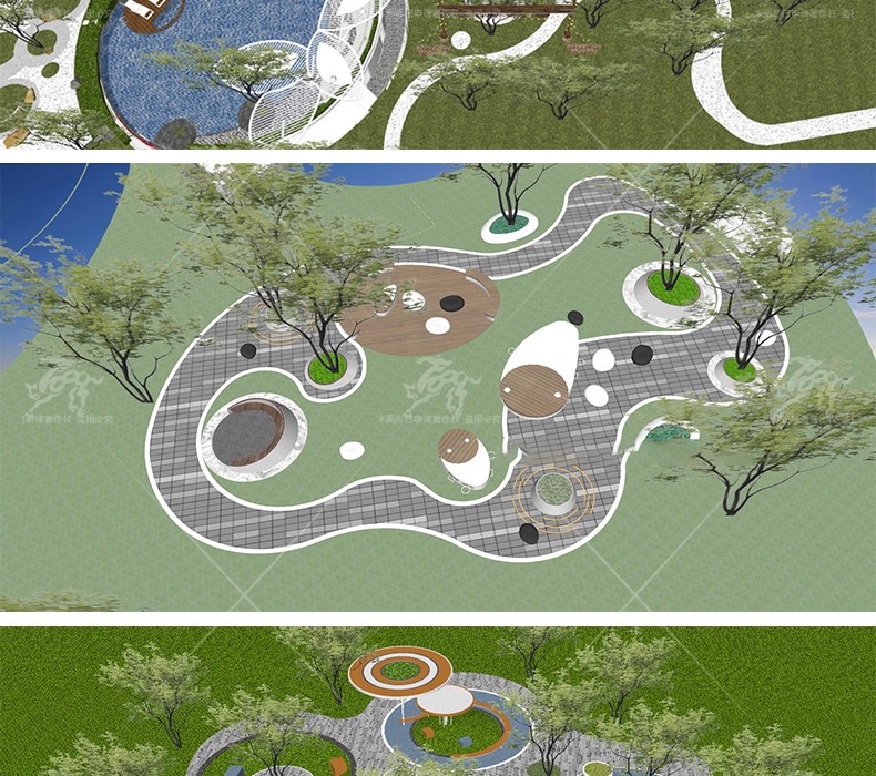 su ls13 circle garden landscape node