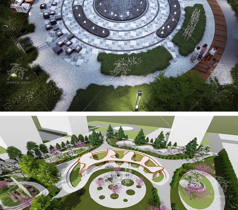 su ls13 circle garden landscape node