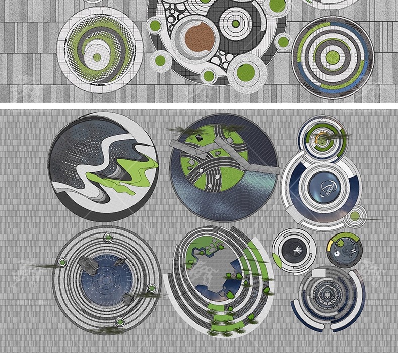 su ls13 circle garden landscape node