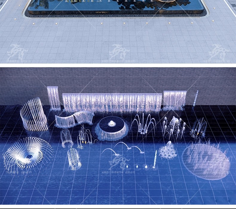 su ls17 fountain waterscape