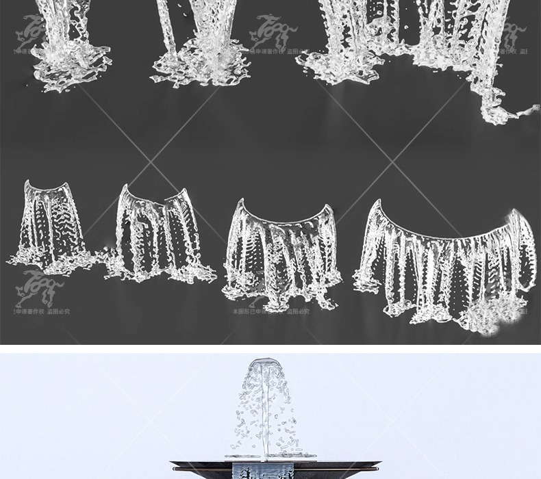 su ls17 fountain waterscape