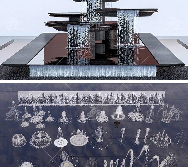 su ls17 fountain waterscape