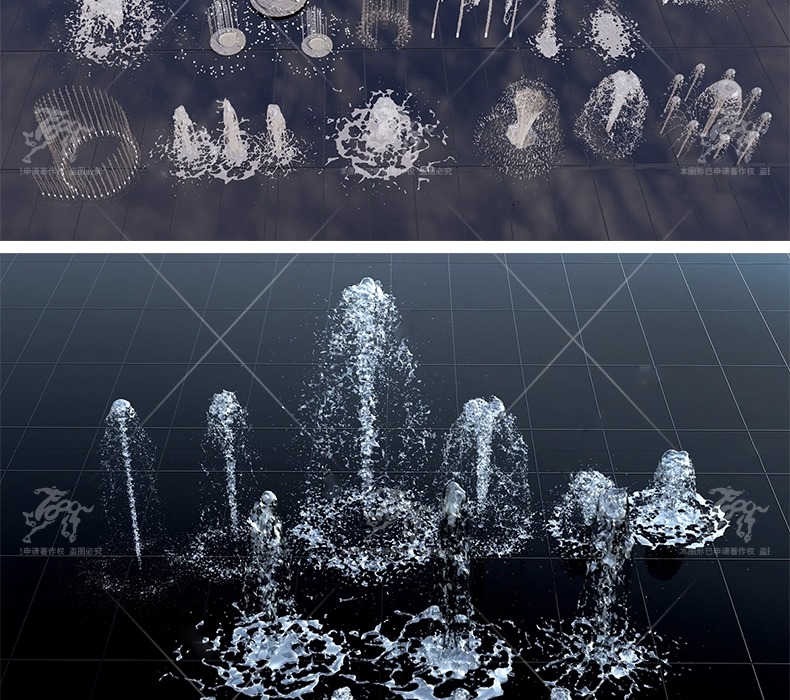 su ls17 fountain waterscape