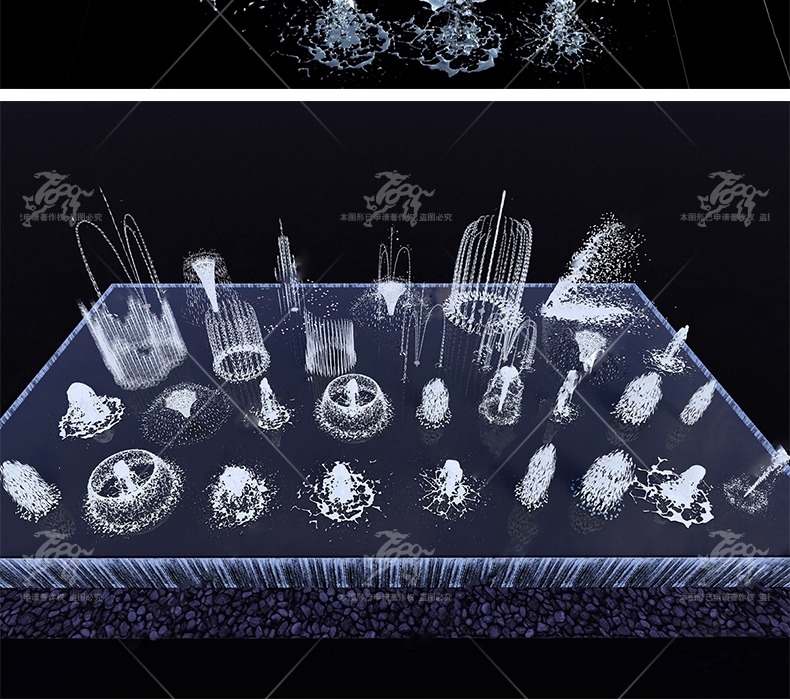 su ls17 fountain waterscape