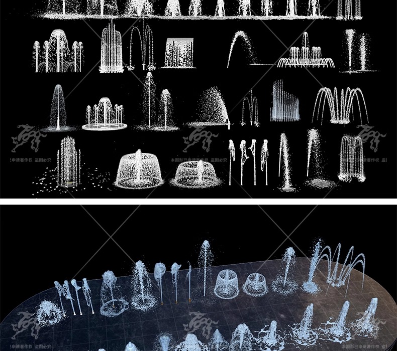 su ls17 fountain waterscape