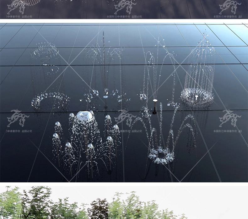 su ls17 fountain waterscape