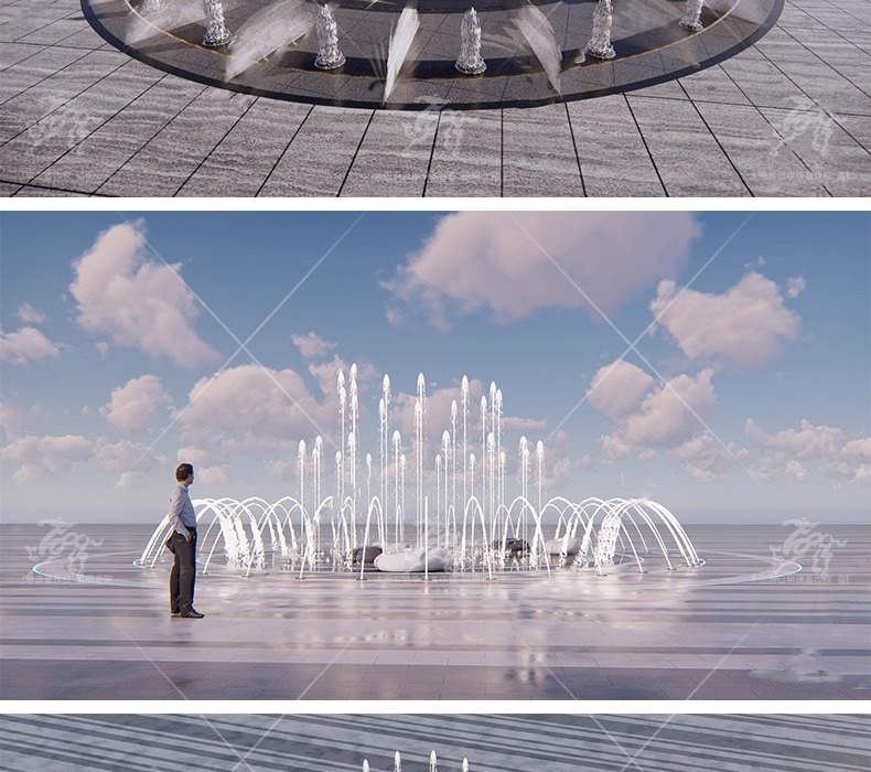 su ls17 fountain waterscape