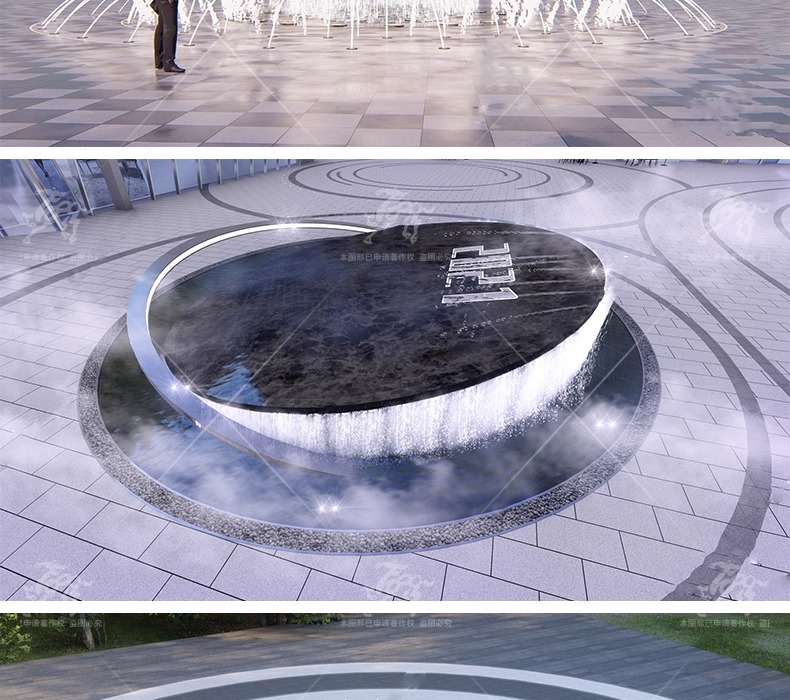 su ls17 fountain waterscape