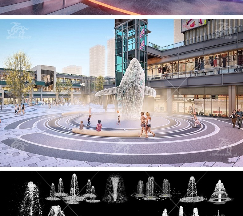 su ls17 fountain waterscape