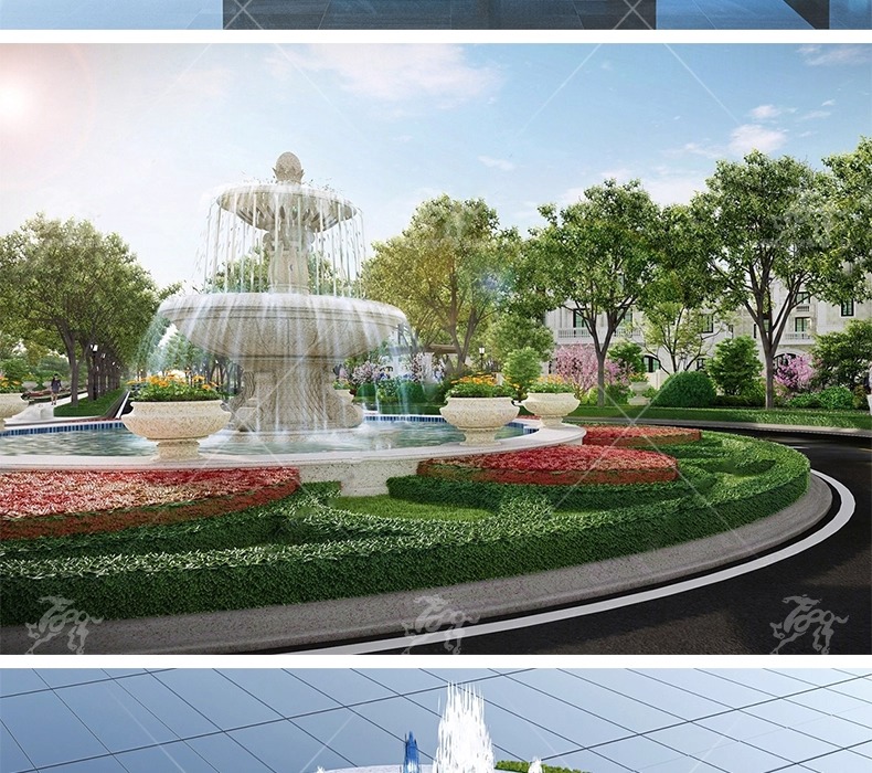 su ls17 fountain waterscape