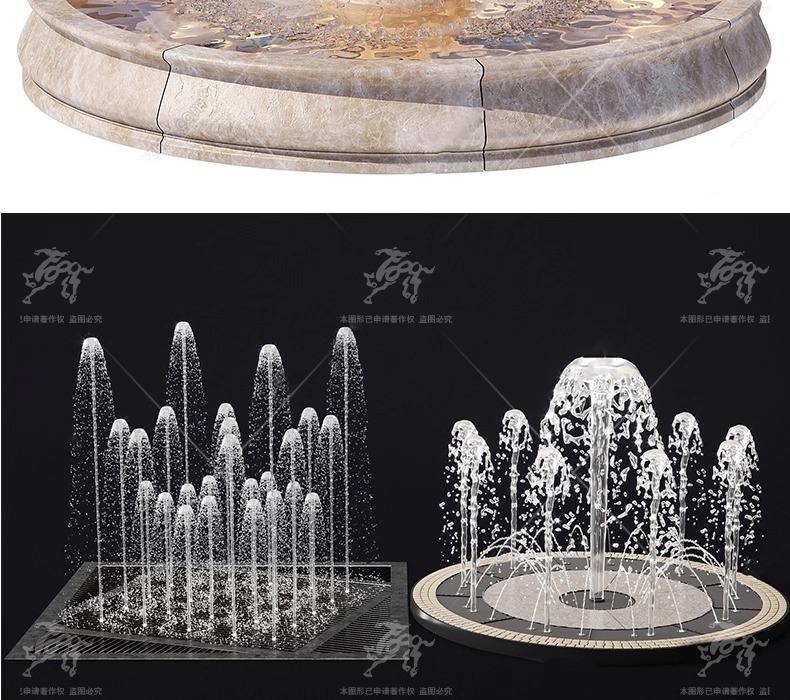 su ls17 fountain waterscape