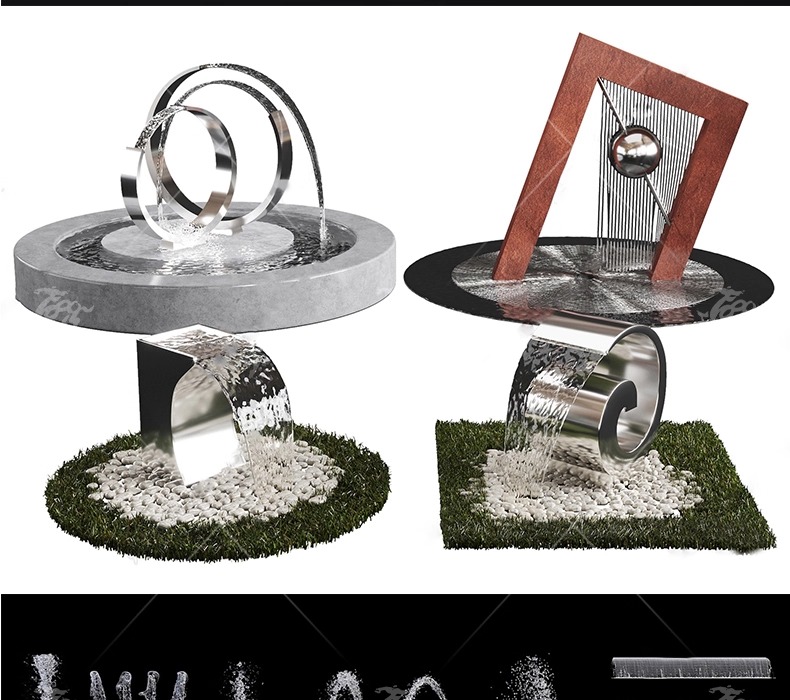 su ls17 fountain waterscape