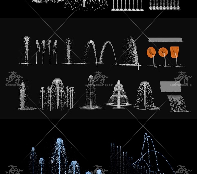su ls17 fountain waterscape