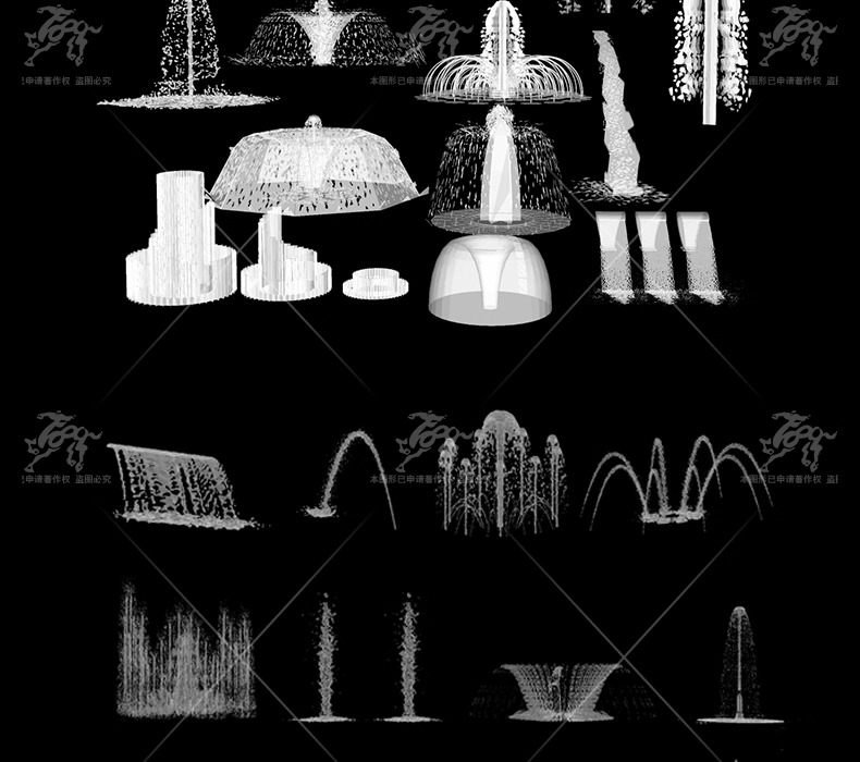 su ls17 fountain waterscape