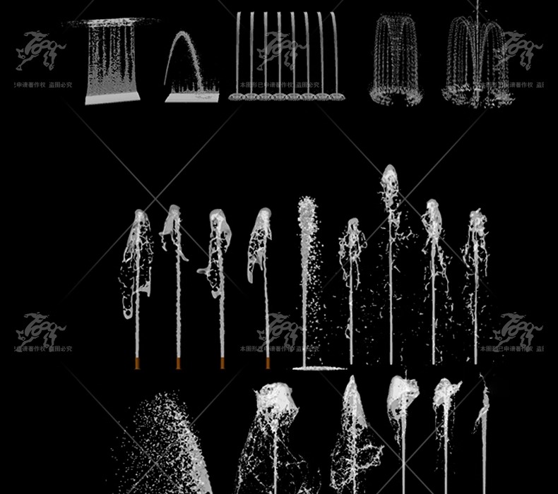 su ls17 fountain waterscape